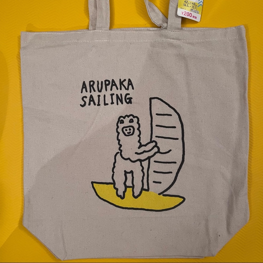 NWT Daiso Arupaka Sailing Tote